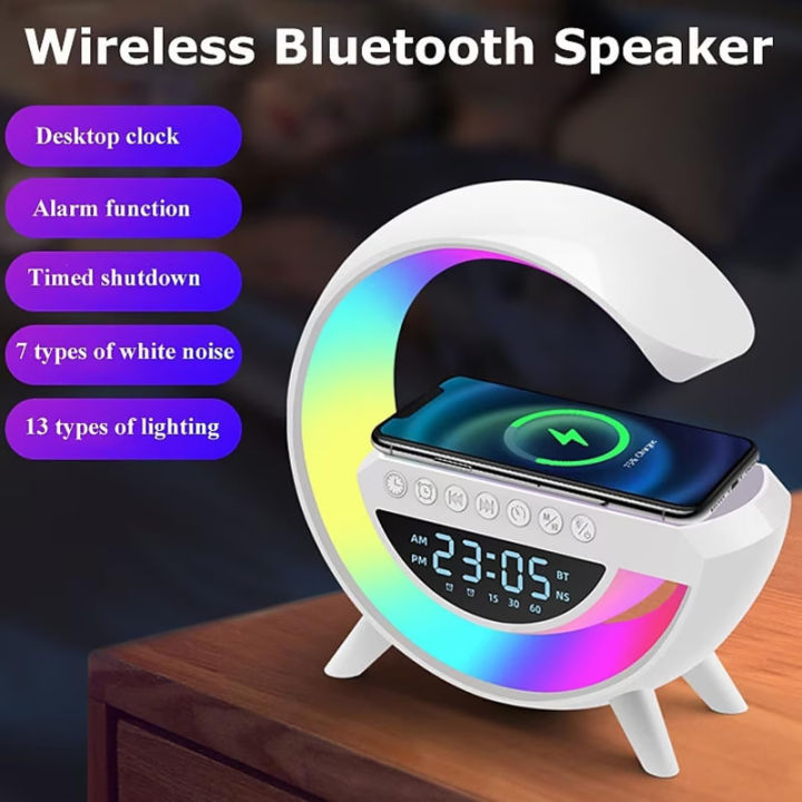 LED Wireless Bluetooth Charger Speaker BT-3401 مكبر صوت بلوتوث لاسلكي بشاحن LED