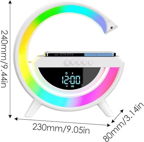 LED Wireless Bluetooth Charger Speaker BT-3401 مكبر صوت بلوتوث لاسلكي بشاحن LED