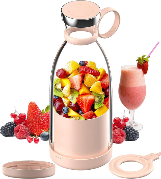 Rechargeable Electric Juicer Blender Bottle زجاجة خلاط عصير كهربائية قابلة لإعادة الشحن