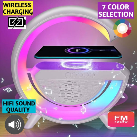 🔊 LED Wireless Bluetooth Charger Speaker Model BT2301  مكبر صوت بلوتوث لاسلكي مع شاحن