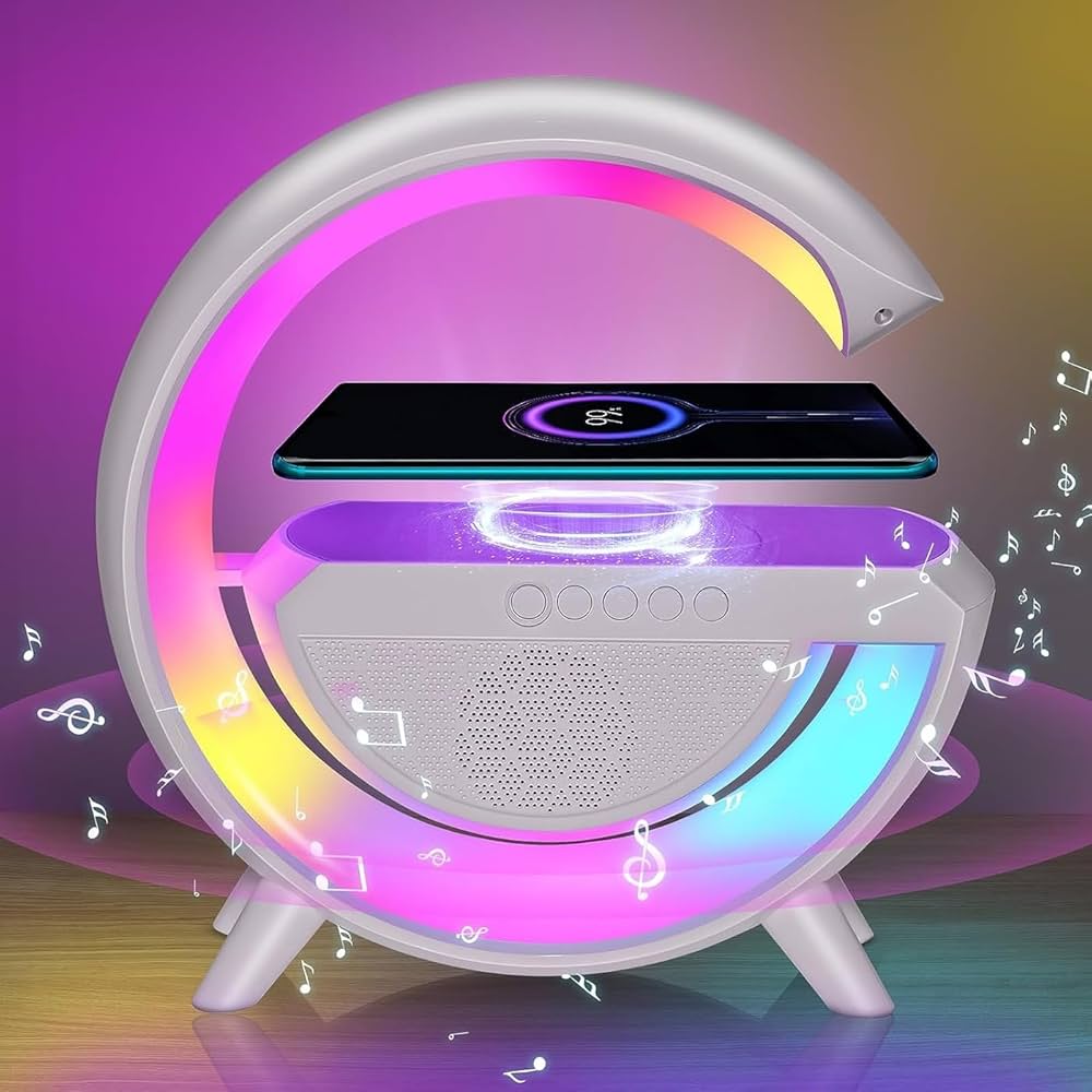 🔊 LED Wireless Bluetooth Charger Speaker Model BT2301  مكبر صوت بلوتوث لاسلكي مع شاحن