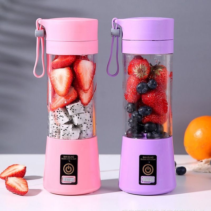 Rechargeable 6 blades Electric Juicer Blender خلاط عصير كهربائي قابل لإعادة الشحن بـ 6 شفرات