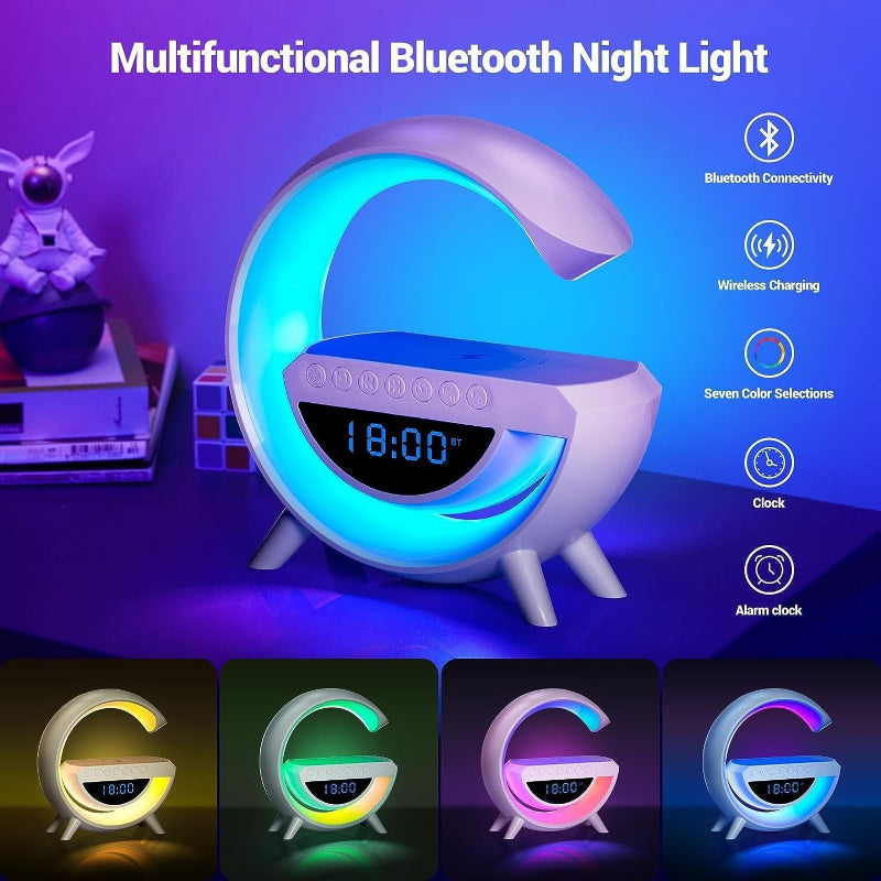 LED Wireless Bluetooth Charger Speaker BT-3401 مكبر صوت بلوتوث لاسلكي بشاحن LED