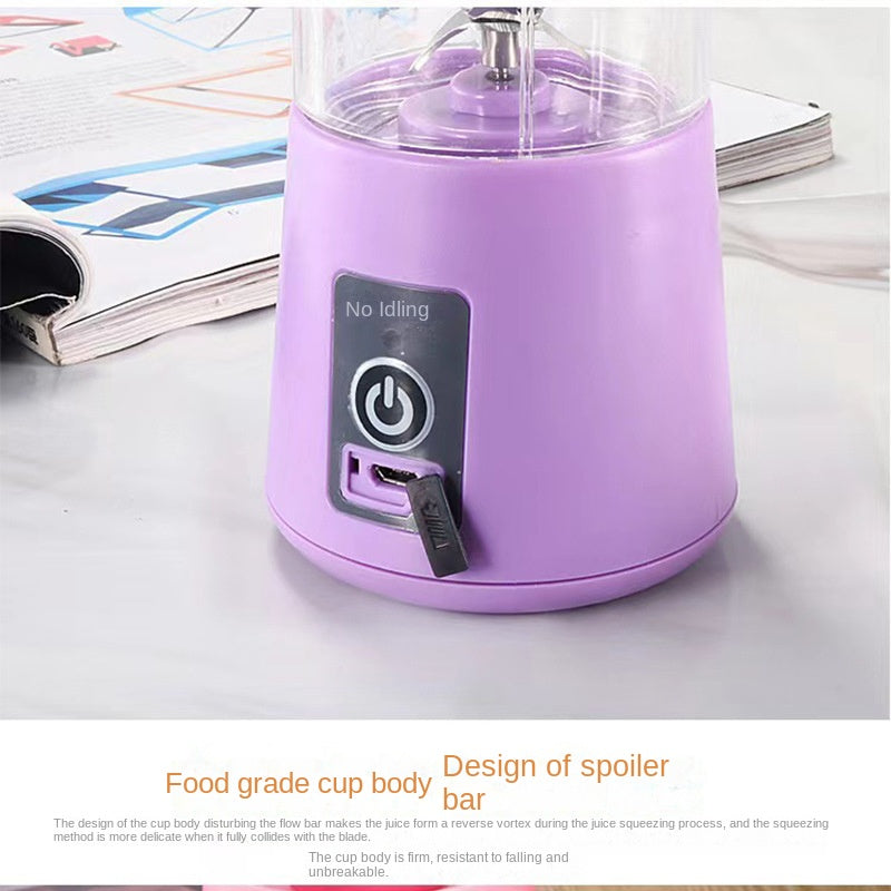 Rechargeable 6 blades Electric Juicer Blender خلاط عصير كهربائي قابل لإعادة الشحن بـ 6 شفرات