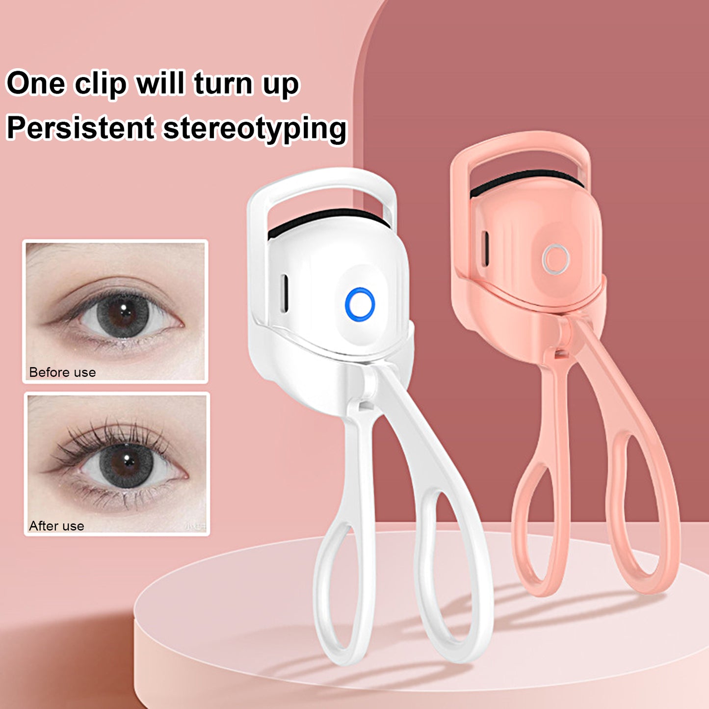 Electric Eyelash Curler Heated مجعد الرموش الكهربائي الساخن