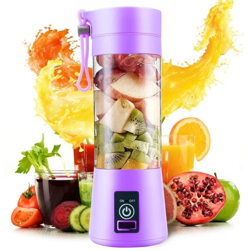 Rechargeable 6 blades Electric Juicer Blender خلاط عصير كهربائي قابل لإعادة الشحن بـ 6 شفرات