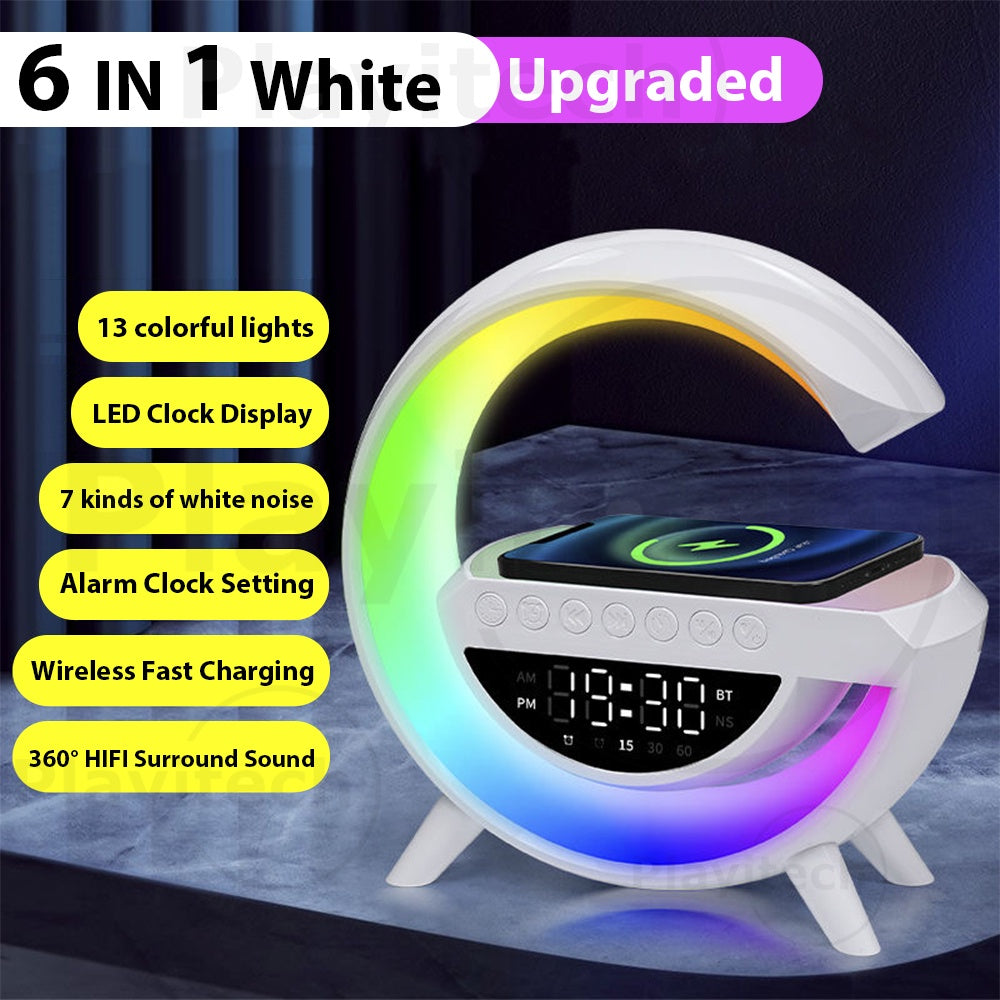 LED Wireless Bluetooth Charger Speaker BT-3401 مكبر صوت بلوتوث لاسلكي بشاحن LED